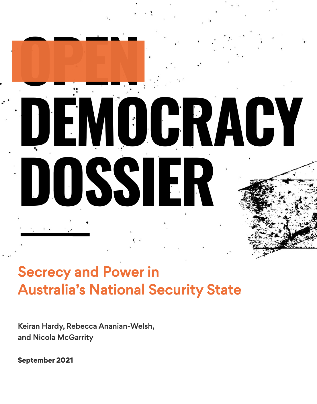 Democracy Dossier:  Secrecy and Power in Australia’s National Security State